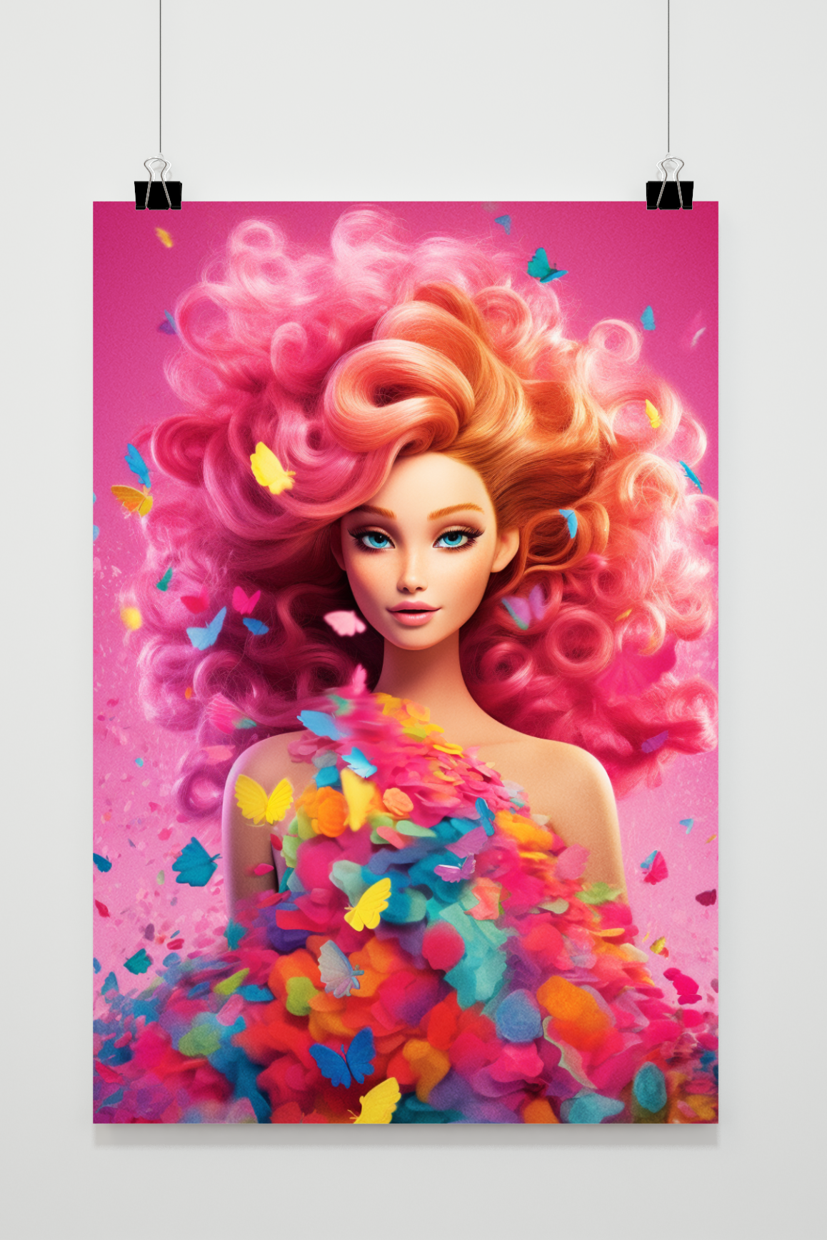 Póster Pop Mariposas de 25 Artstreet