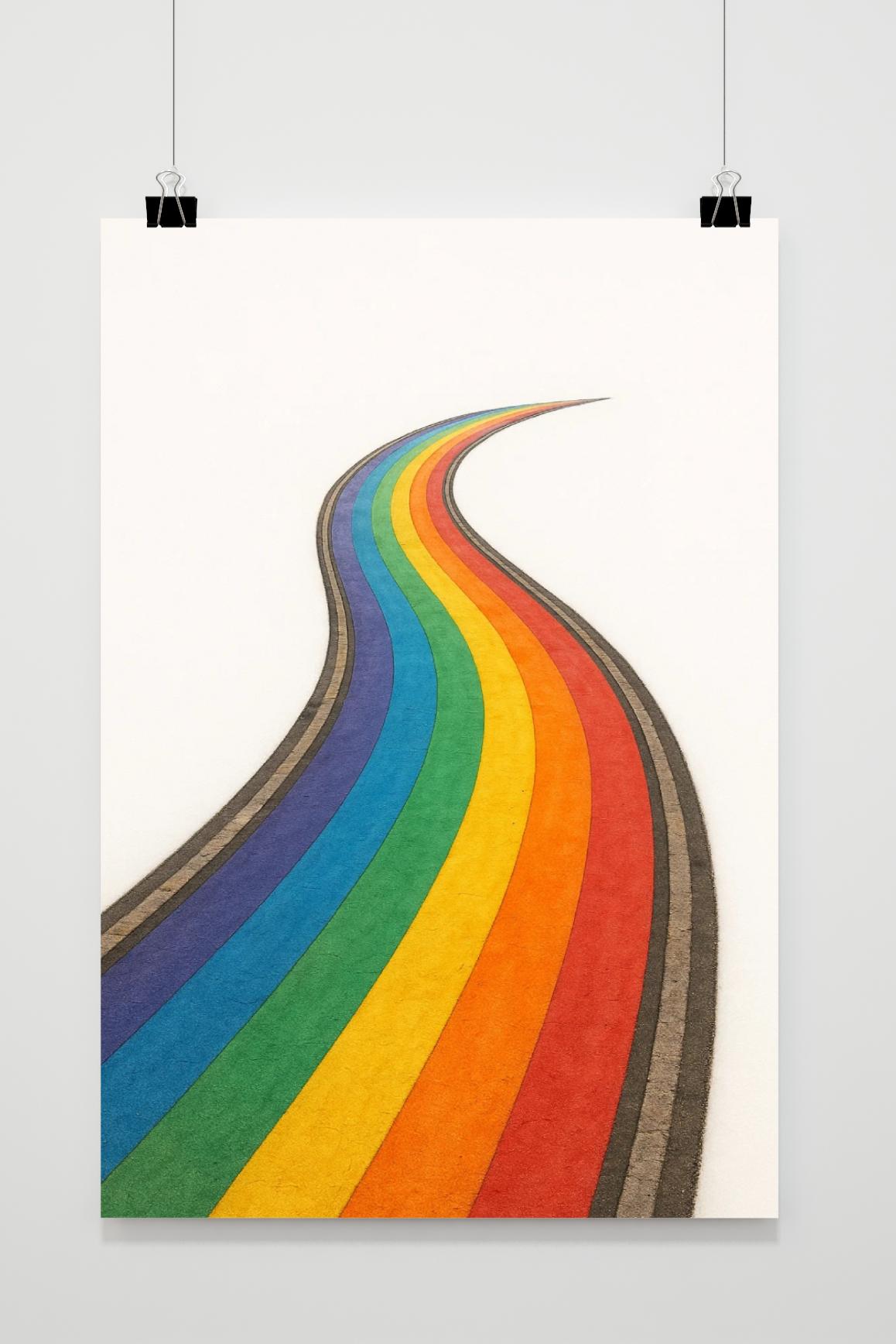 Rainbow Road in an interior