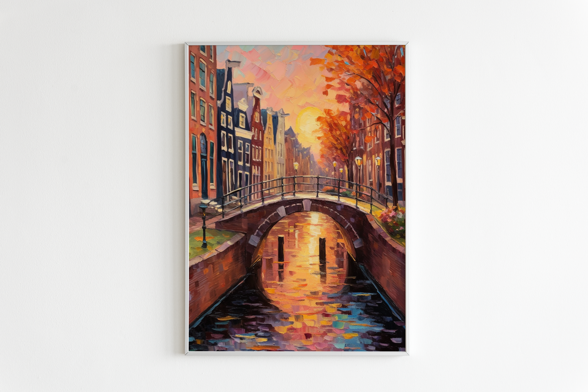 Pintura de Canales en un interior