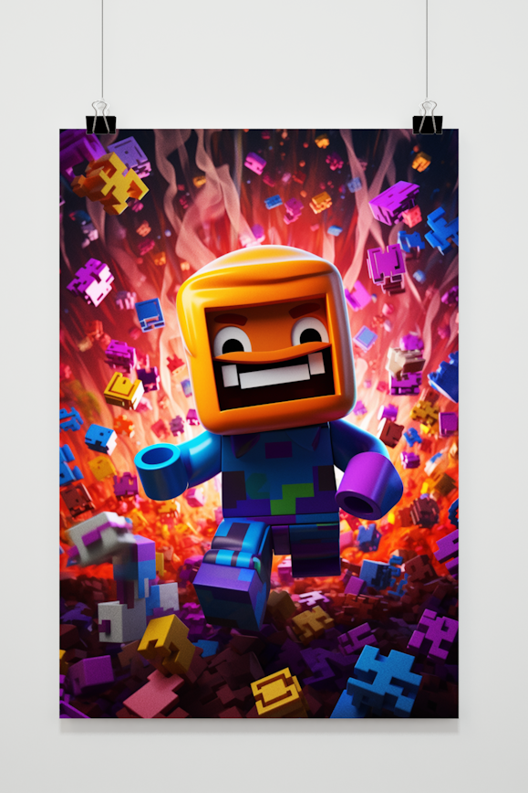 Roblox Kleurvol poster