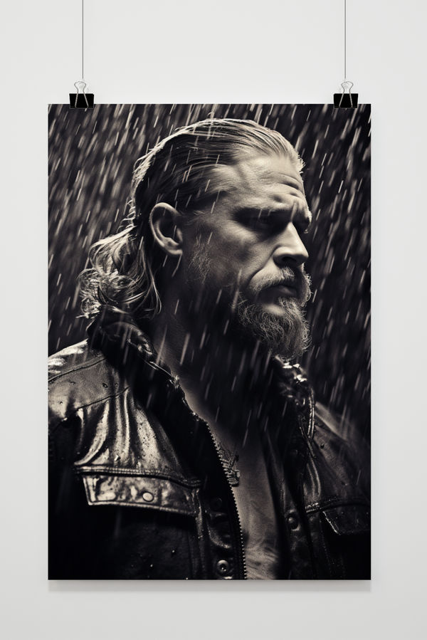 Sons of Anarchy Zwart Wit poster