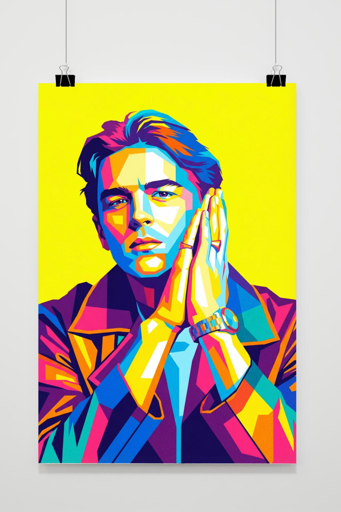 Antoon Yellow Zanger Valentijn Verkerk Hyperventilatie poster van 25 Artstreet