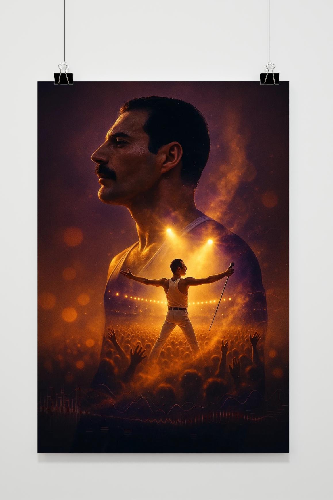 Queen Freddie Mercury in an interior
