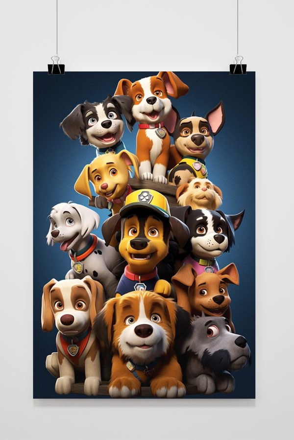 Póster Paw Patrol Perros