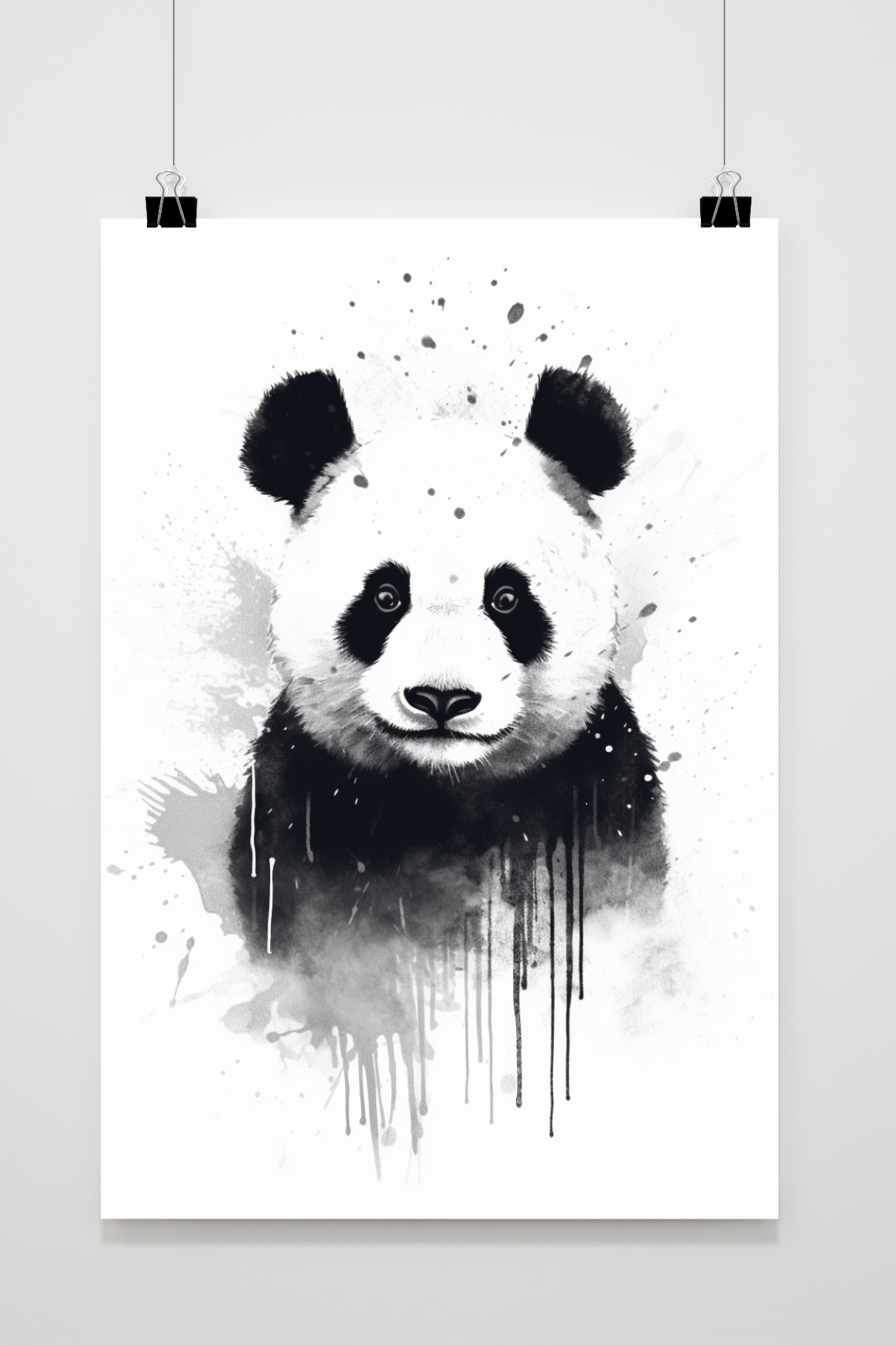 Affiche Panda Peinture de 25 Artstreet