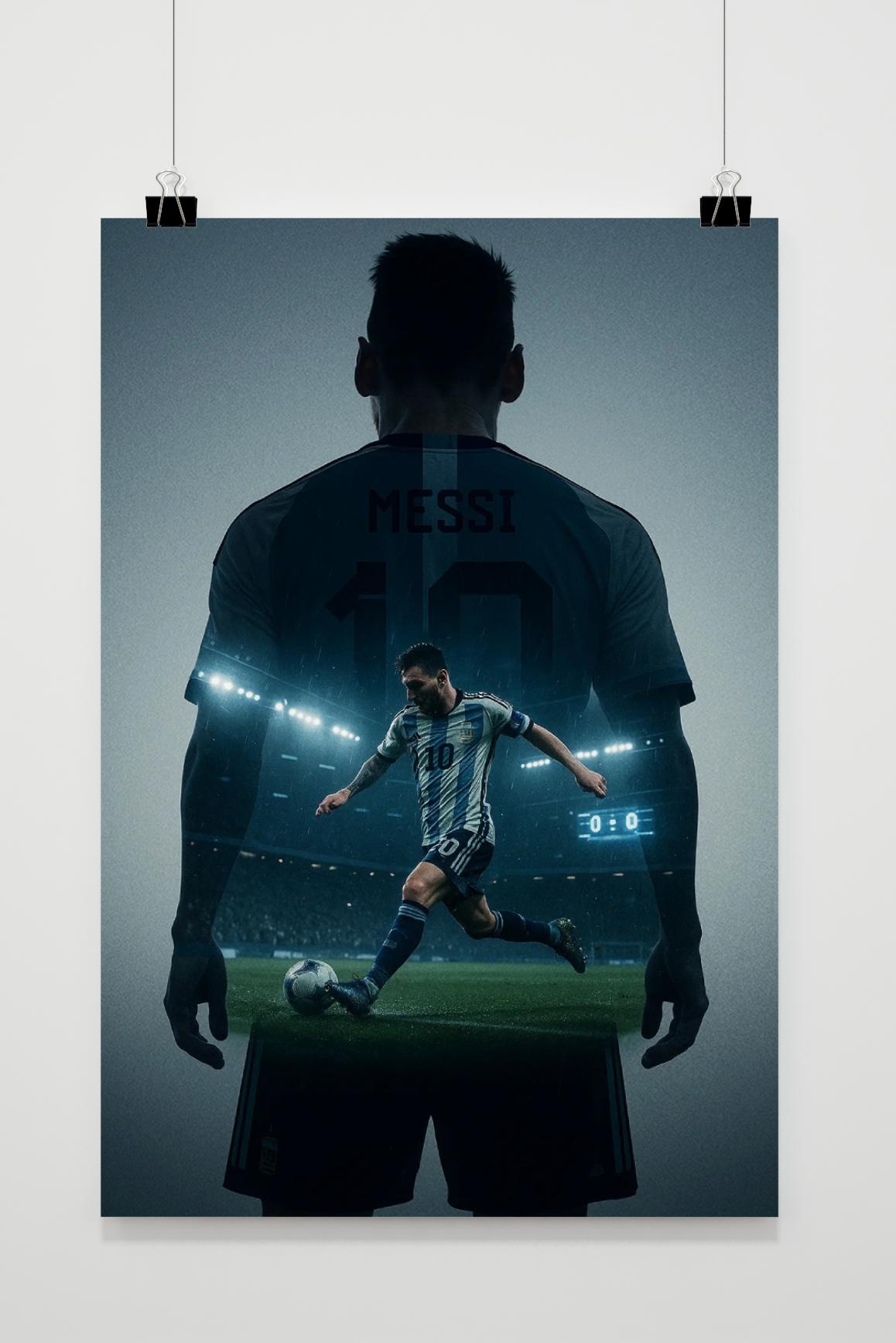 Lionel Messi im Interieur