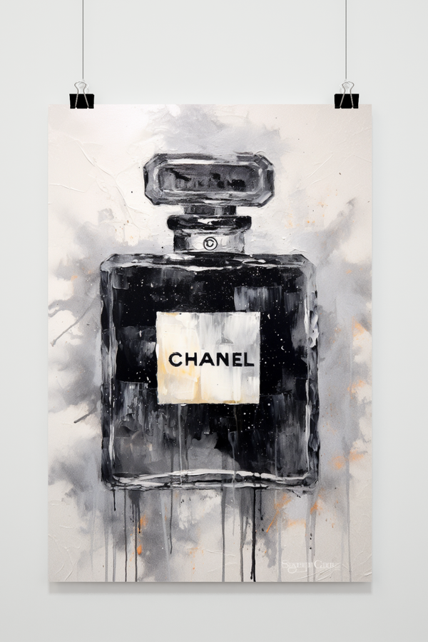 Coco Chanel Perfume poster