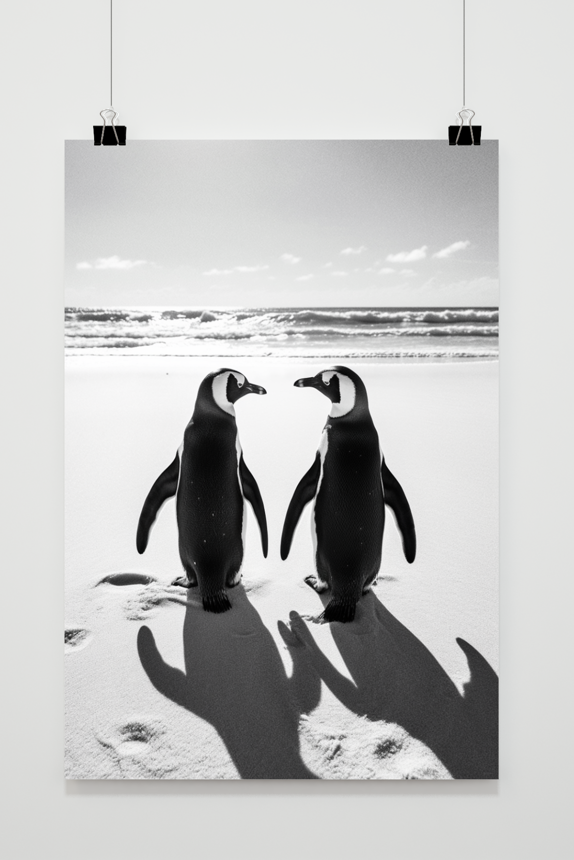 Póster Pingüinos Juntos de 25 Artstreet
