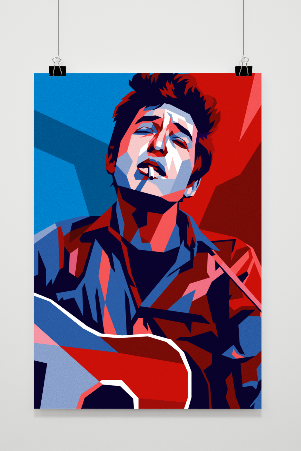 Póster Bob Dylan de 25 Artstreet