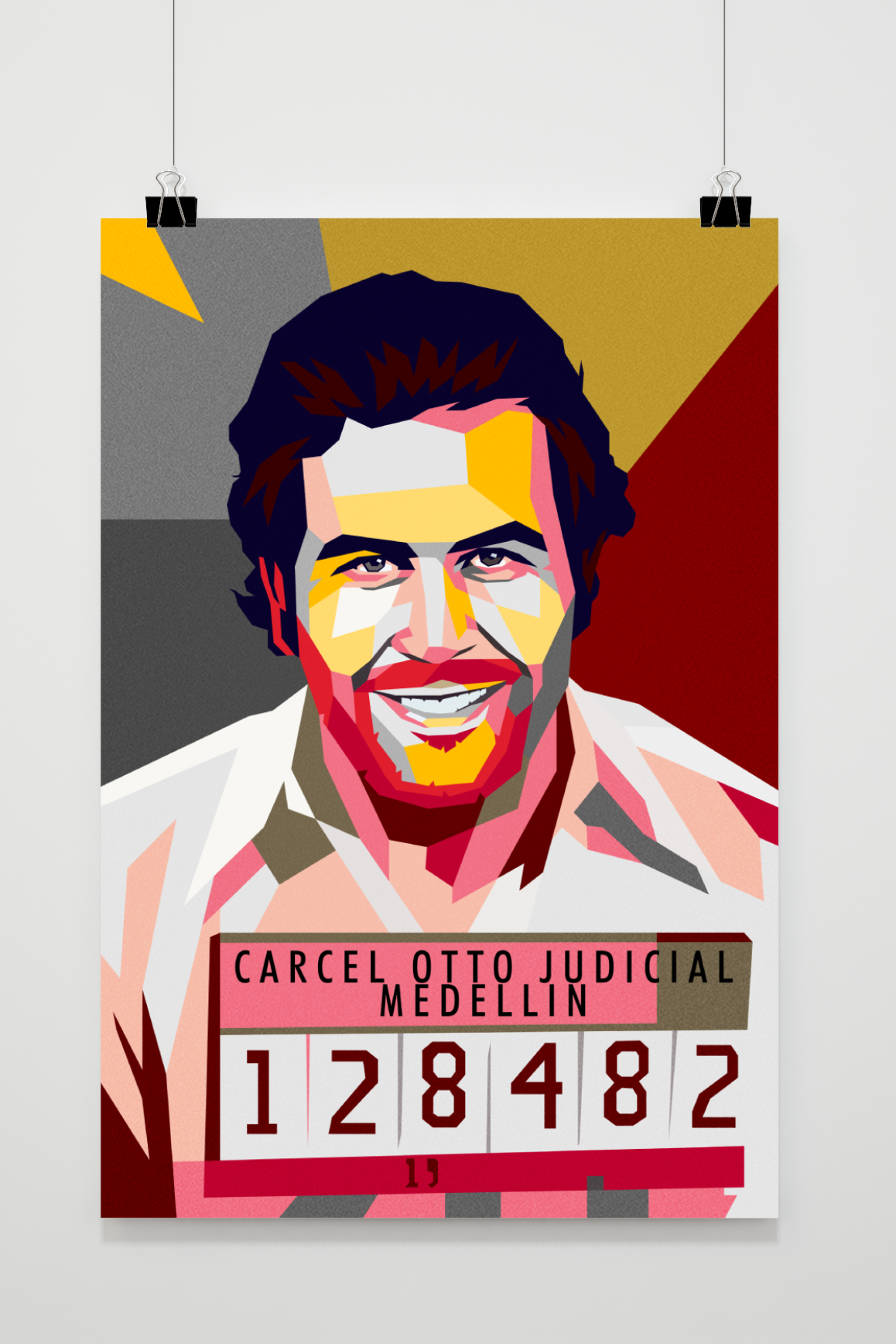 Póster Pablo Escobar Pop de 25 Artstreet