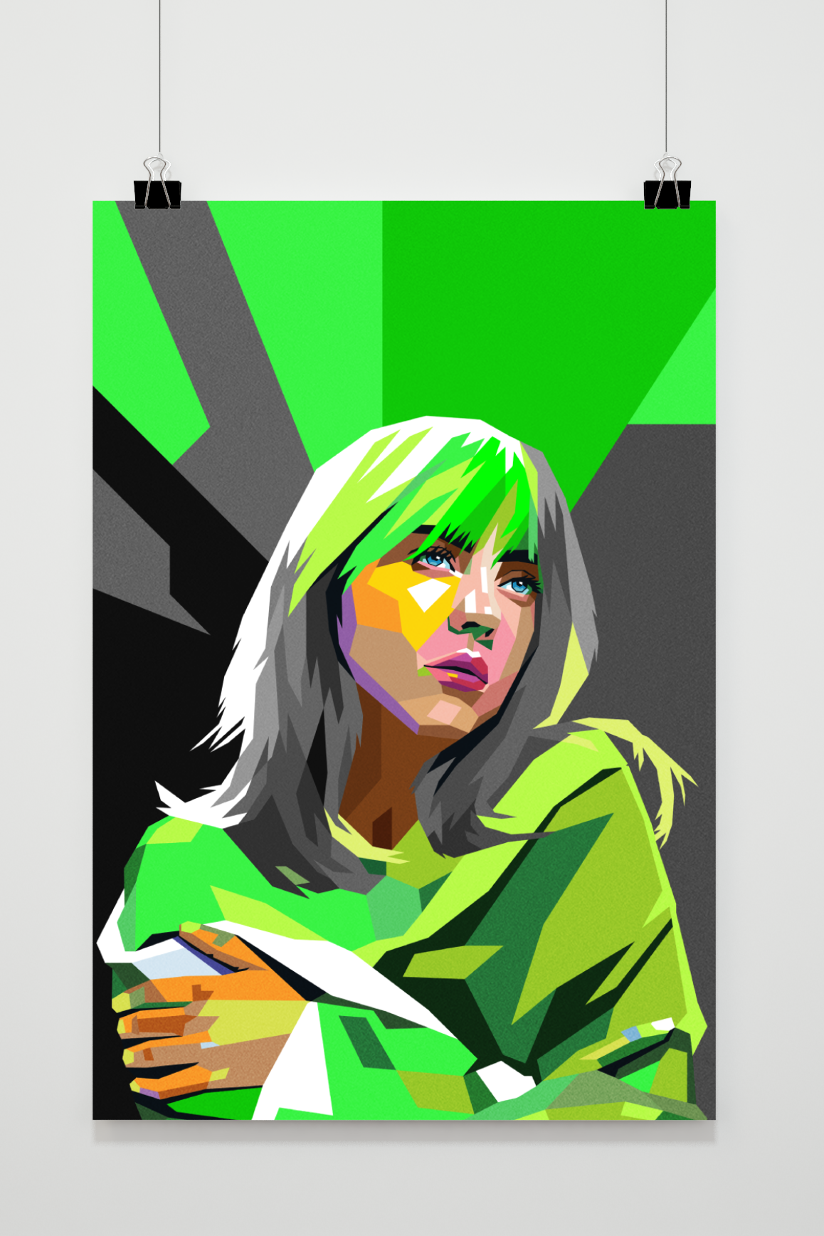 Póster Billie Eilish Pop de 25 Artstreet