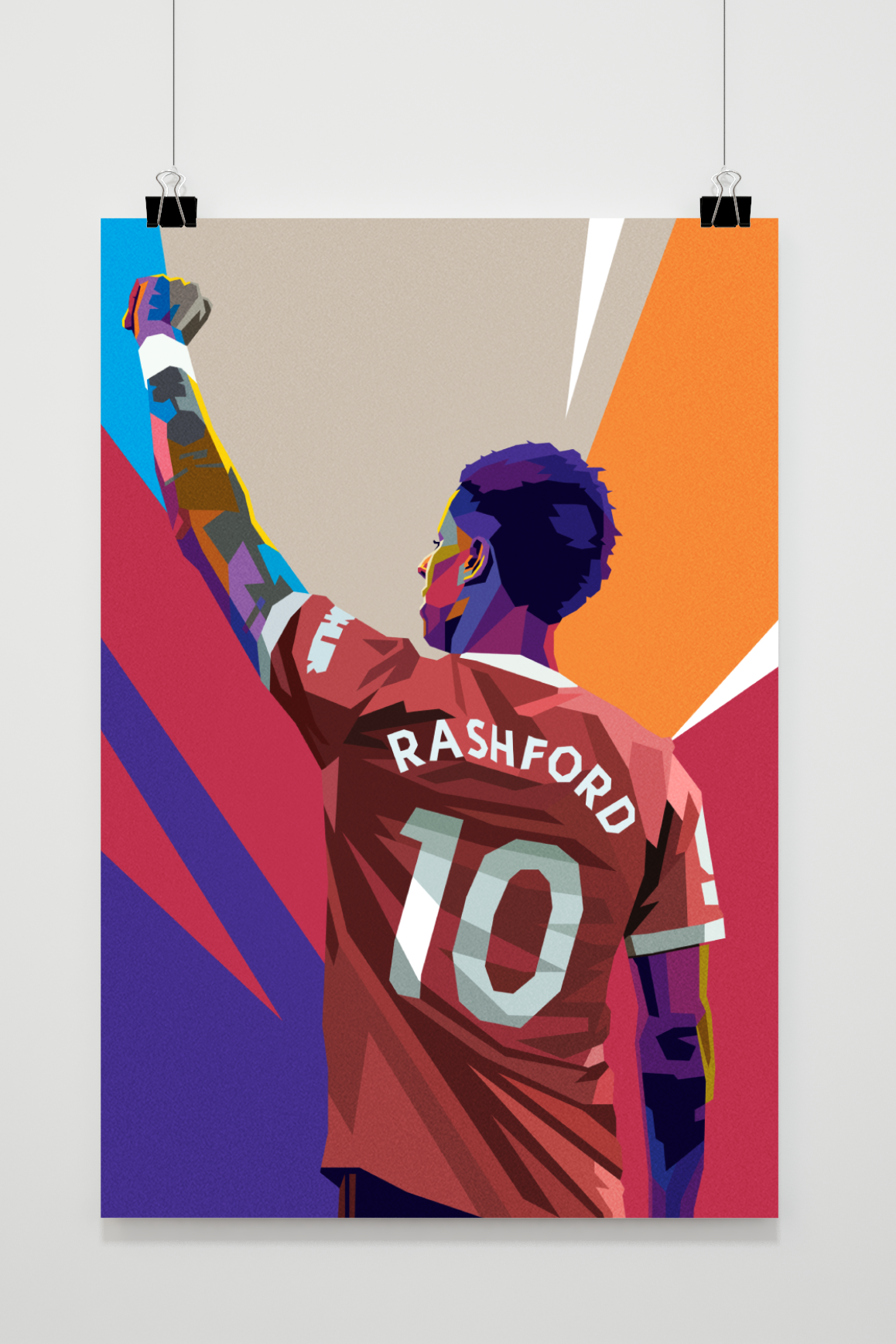 Póster Rashford Pop de 25 Artstreet