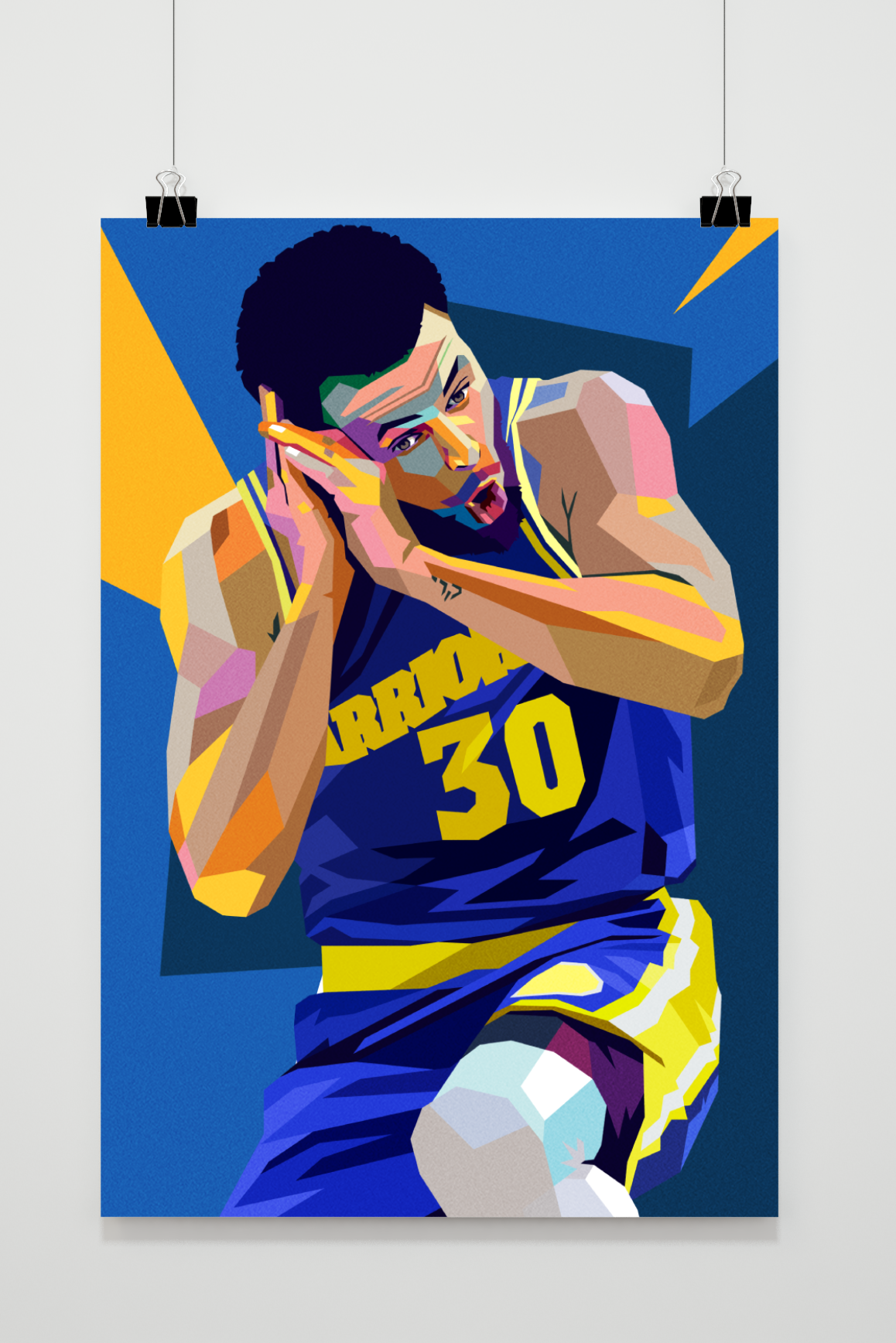 Póster Stephan Curry de 25 Artstreet