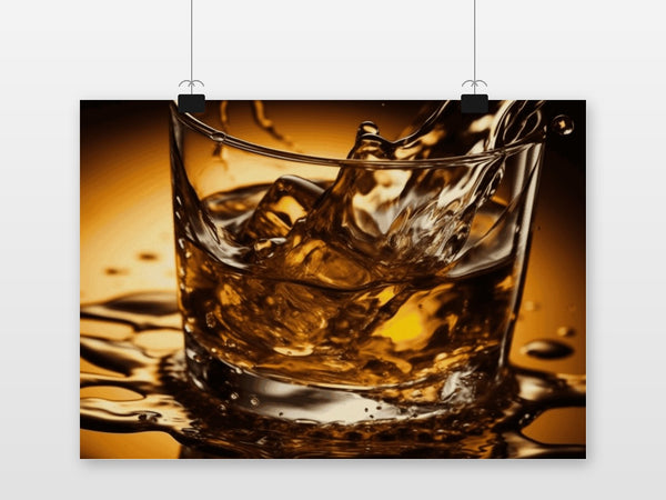Whiskey Glas Spotlight poster