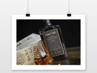 Blood Oath Bourbon poster met witte rand