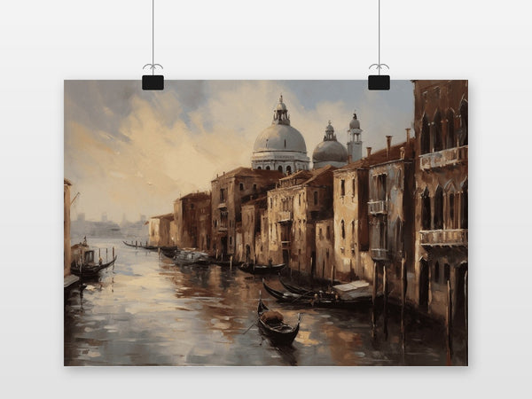 Póster Pintura de Venecia