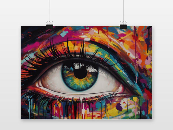 Oog Kleuren poster