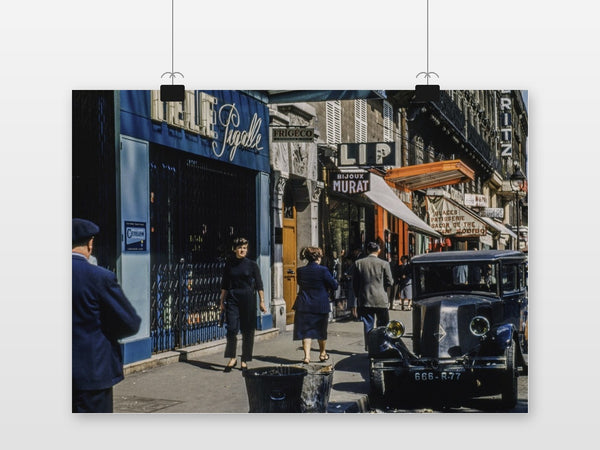 Póster Centro de París