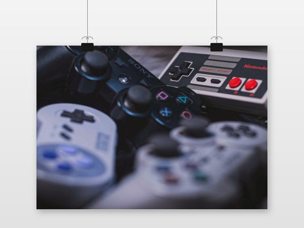 Game Console Poster poster