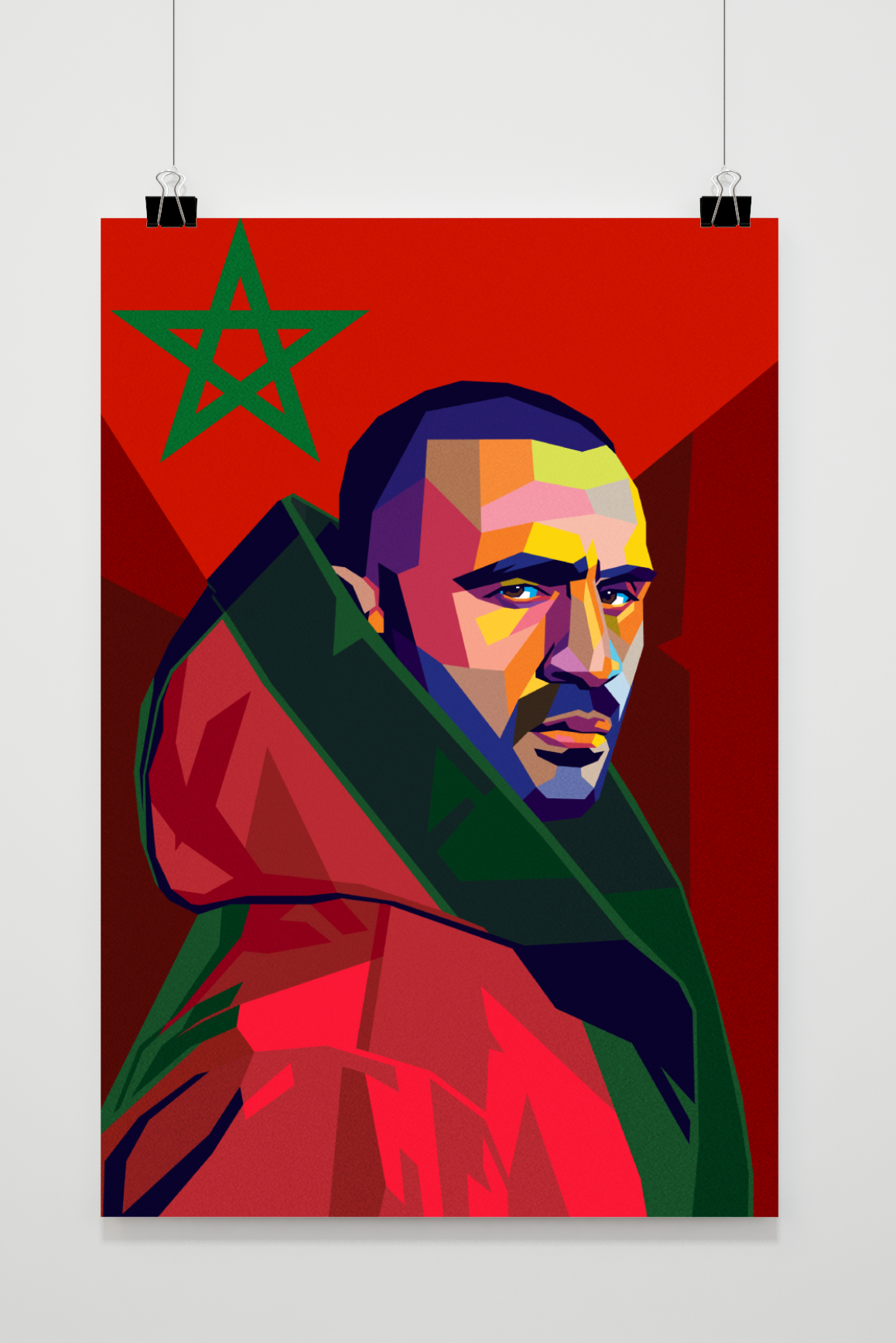 Affiche Badr Hari Pop de 25 Artstreet