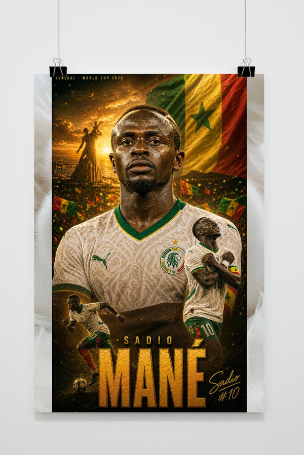 Sadio Mané Poster