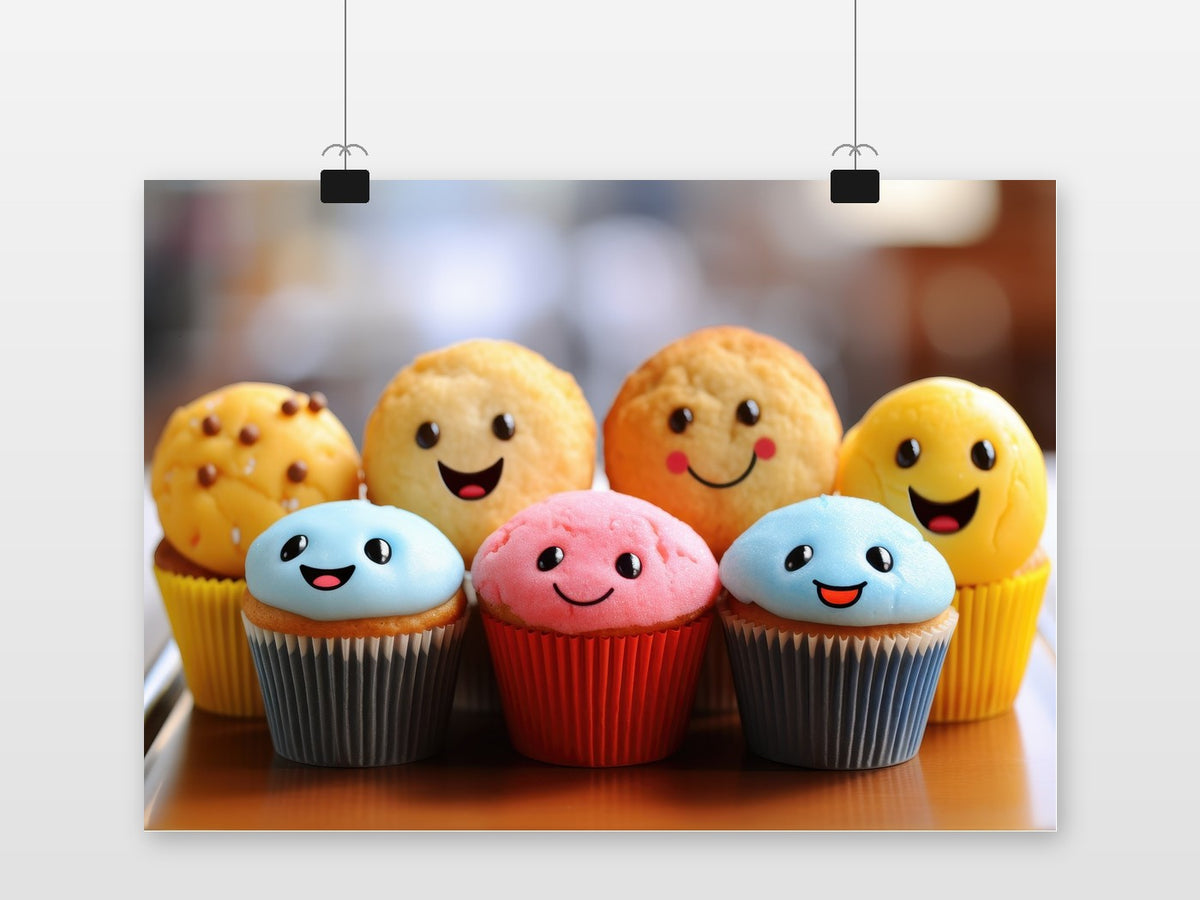 Kleine Cupcakes poster van 25 Artstreet