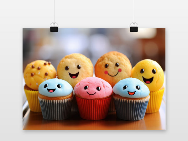 Kleine Cupcakes poster