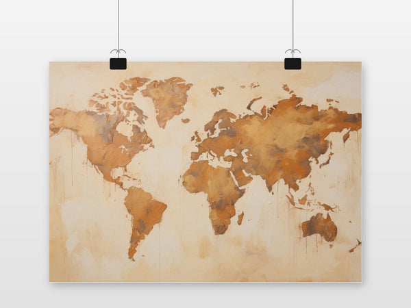 Wereldkaart Poster