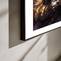 Thanos poster aan de muur in interieur