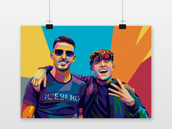 Lil Kleine en Boef poster
