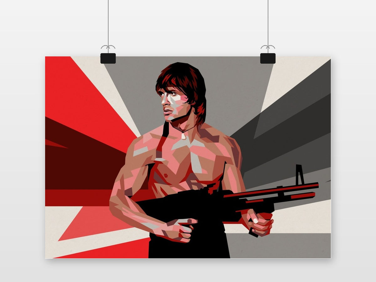 Póster Rambo Pop de 25 Artstreet
