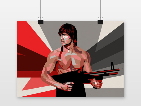 Póster Rambo Pop
