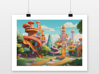 Freizeitpark Rutschen im Interieur (8)