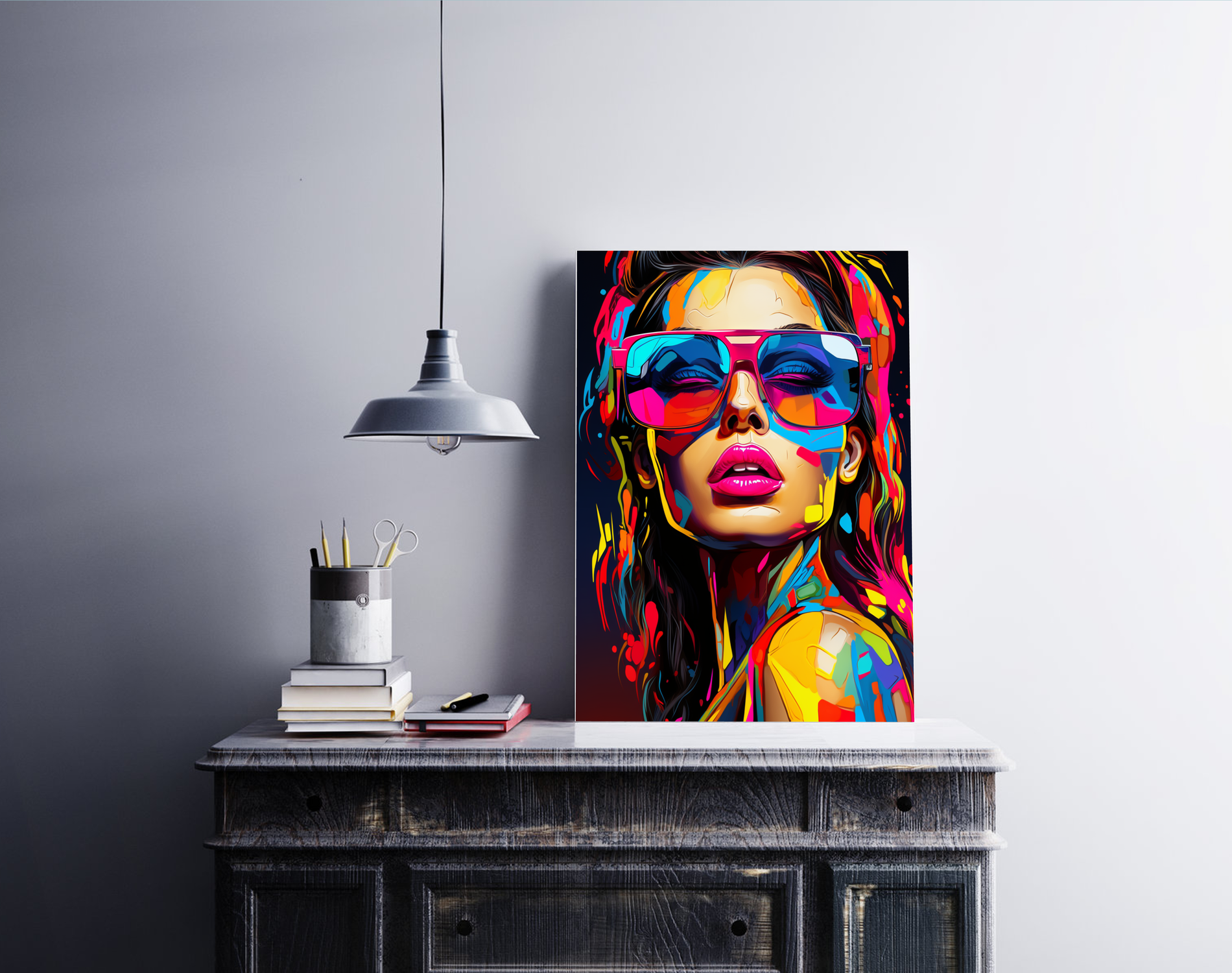 Pop-Girl-Neonbrille