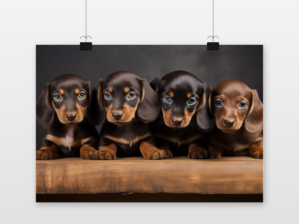 Dachshunden poster
