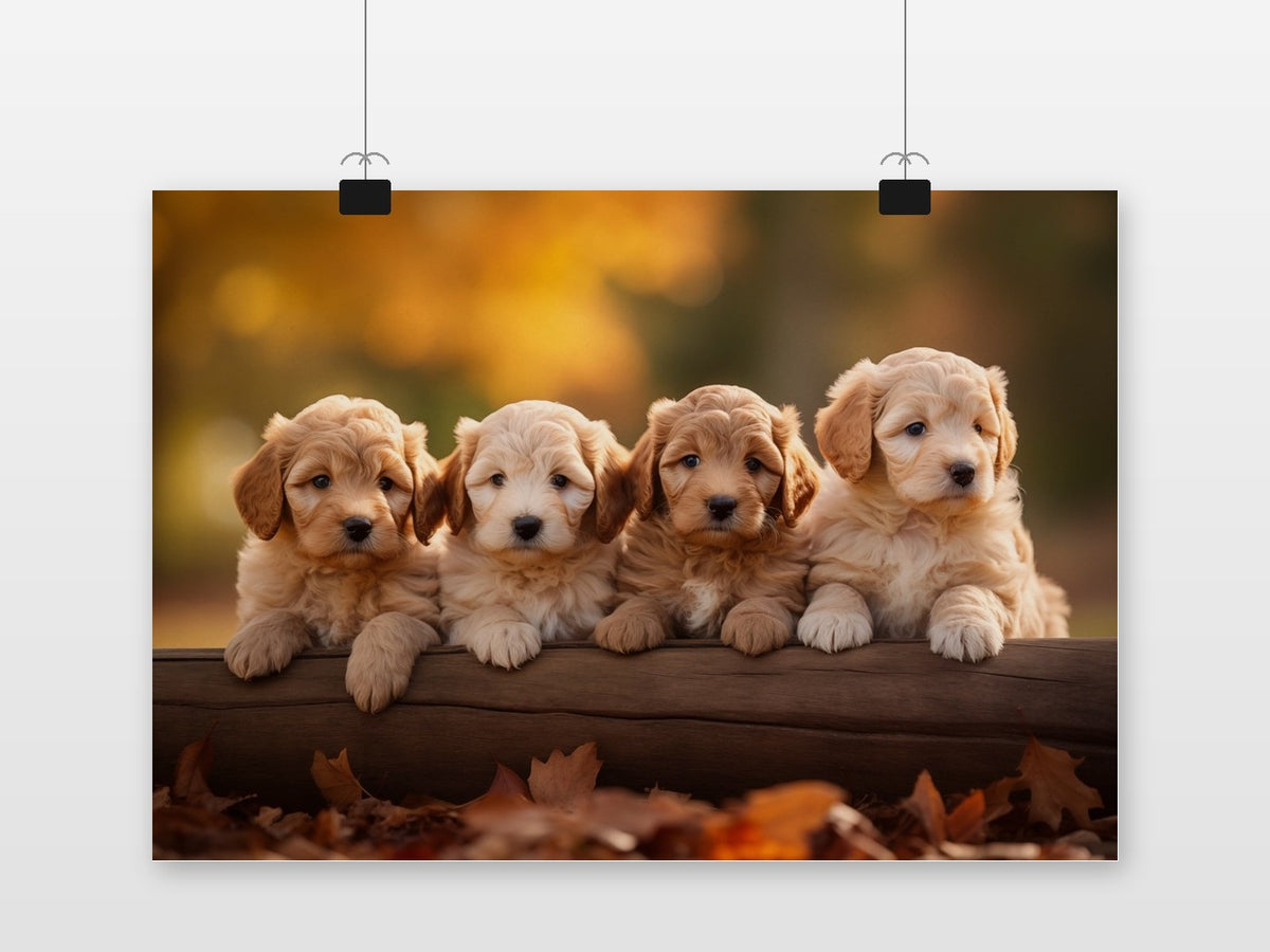Maltipoo Pups in interieur