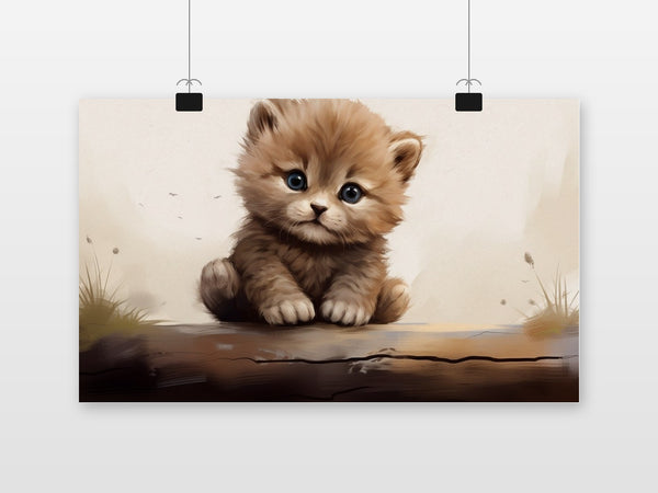 Fluffy Poesje poster
