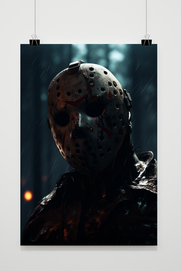 Póster Halloween Jason de 25 Artstreet