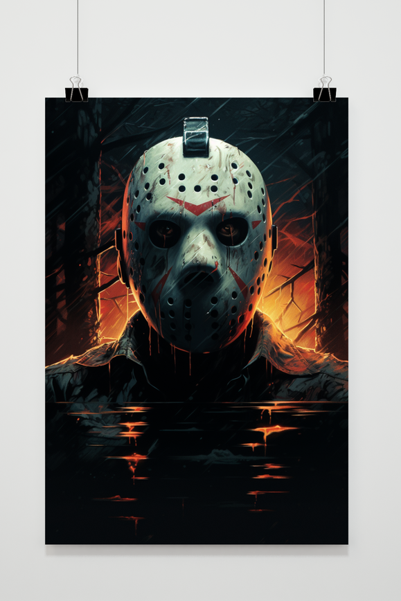 Póster Halloween Jason Río de 25 Artstreet
