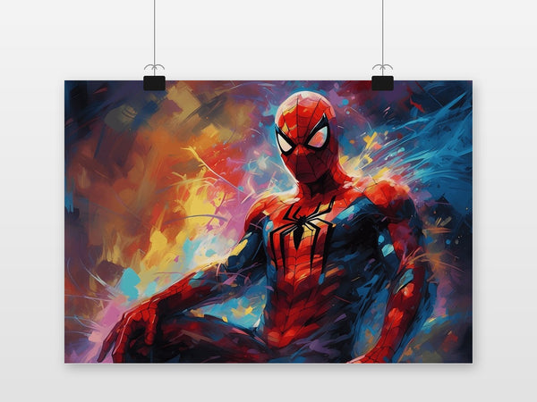 Póster Spiderman Colores