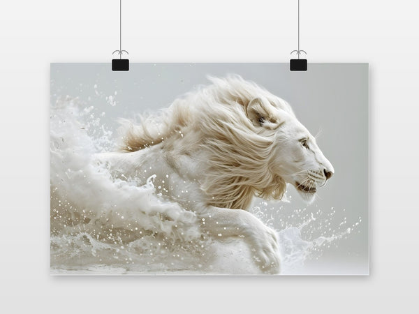 Witte Leeuw poster