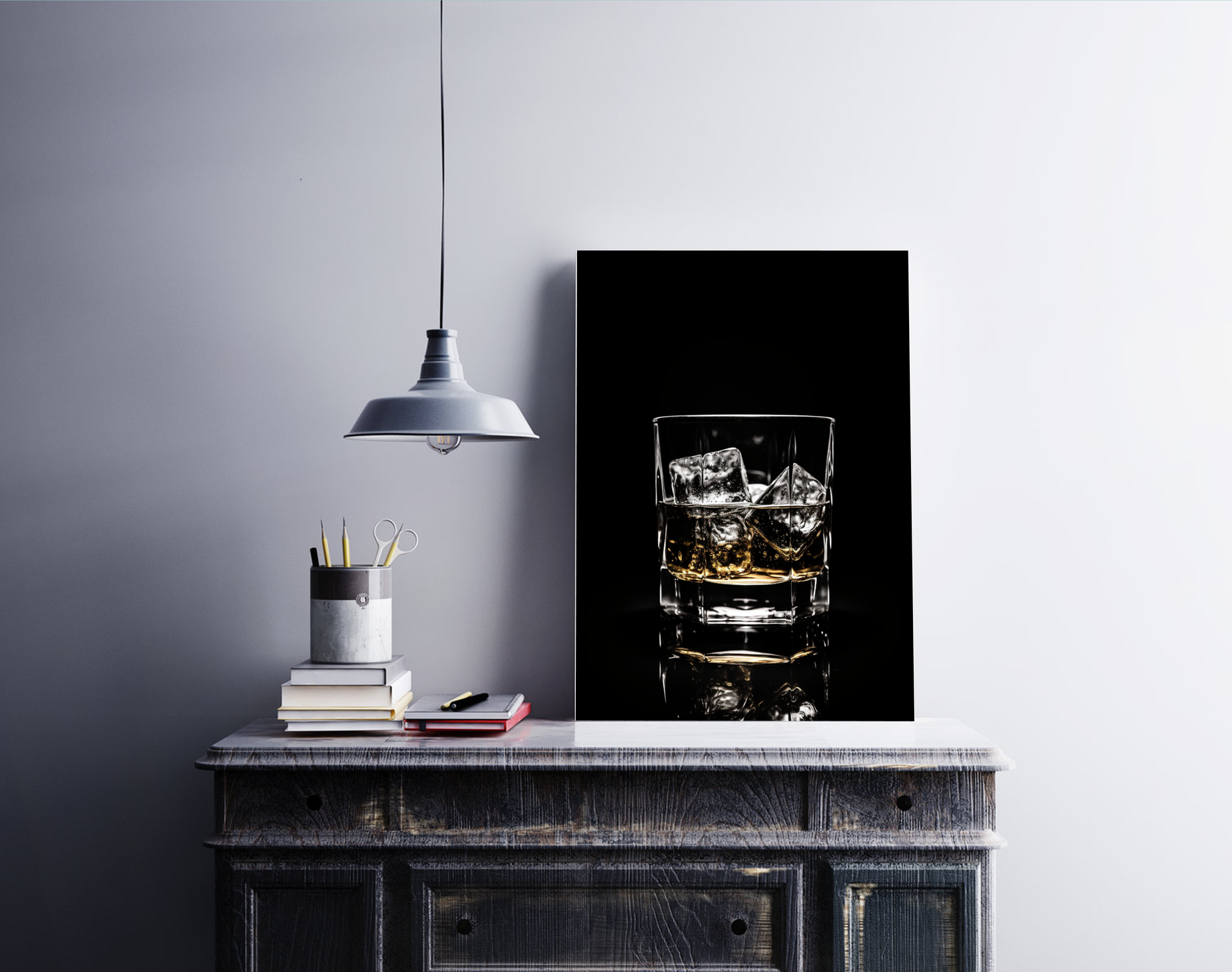 Whiskyglas Schwarz