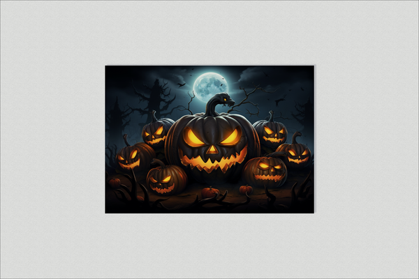 Póster Calabazas Halloween