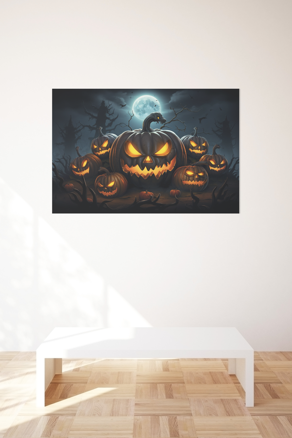 Pompoenen Halloween poster