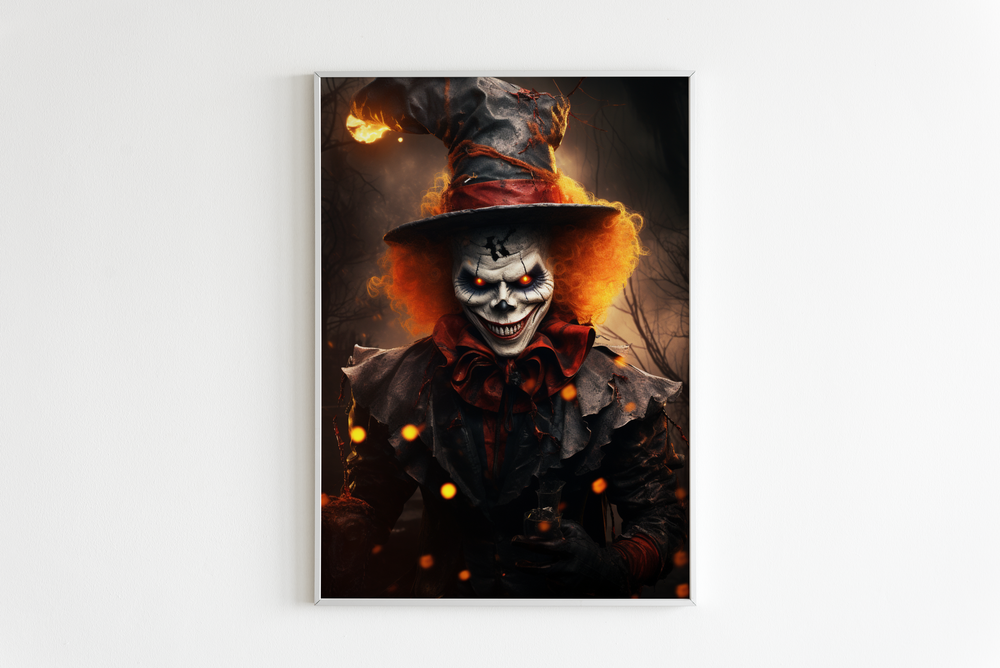 Clown-Feuer-Halloween