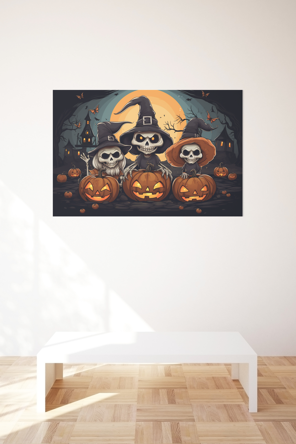 Halloween Skelet poster