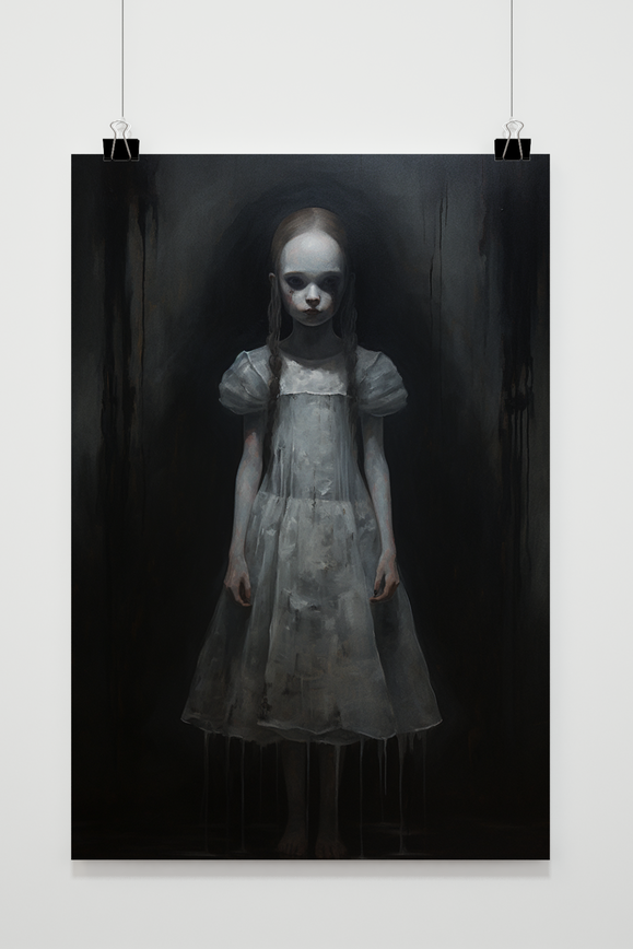 Halloween Eng Meisje poster