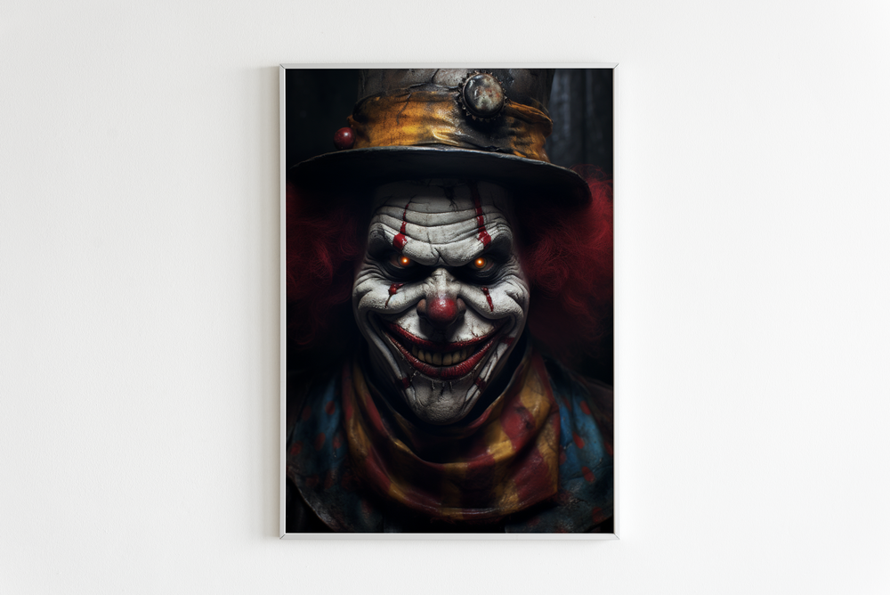 Gruseliger Halloween-Clown