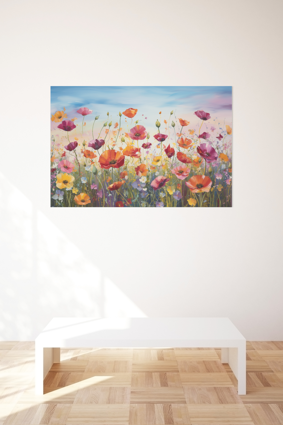 Blumenfeld Abstract im Interieur
