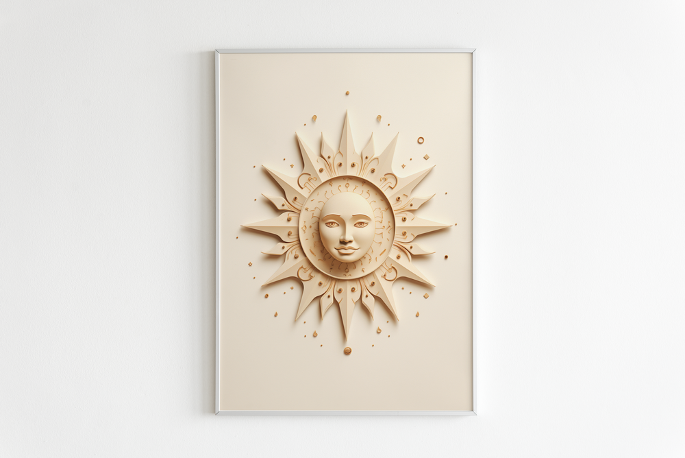 Keramik Sonne